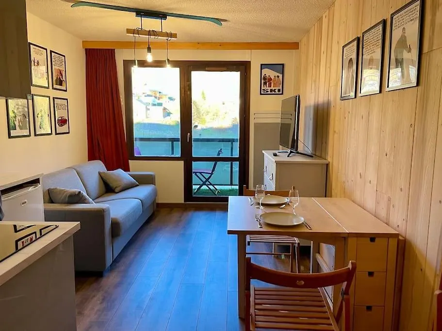 Apartment Studio Moderne Avec Balcon Et Parking Couvert - Famille De 4 Ou Couple Chamrousse France
